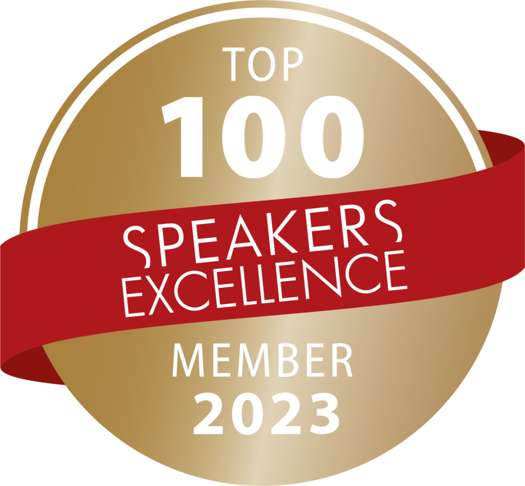 Badge für Top 100 Speakers Excellence Member